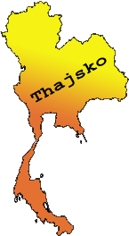 Thajsko - mapa